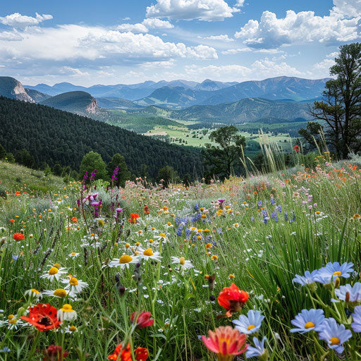 Valley of wildflowers