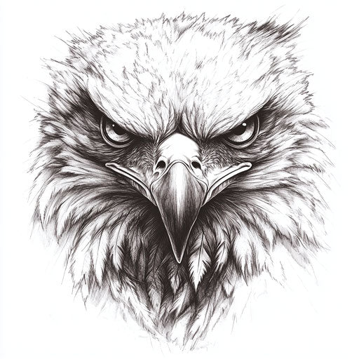 Eagle Chest Tattoo Professional Tattoo Kit