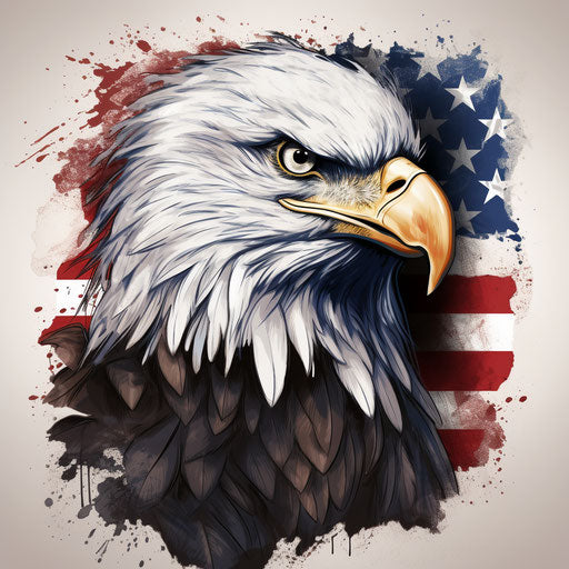 Patriotic Clipart in Imressive Style Artwork: Vector, PNG, 4K