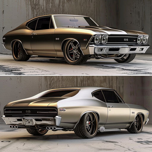 1969 Chevrolet Chevelle SS with hybrid engine