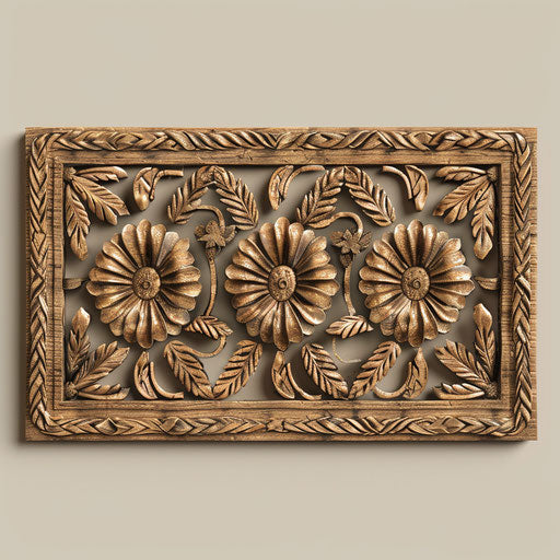 Tapestry clipart in photo realistic quality on a flat beige background