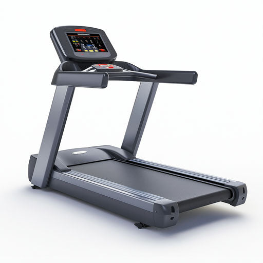 3D Treadmill in photo realistic style with flat white background