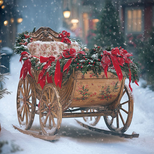 Deluxe Christmas Holly Holiday Image