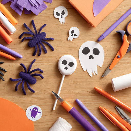 Colorful Halloween Crafts and Decorations