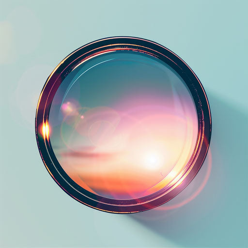 Zoom clipart in photo-realistic style with a flat random background, ethereal glow and soft edges