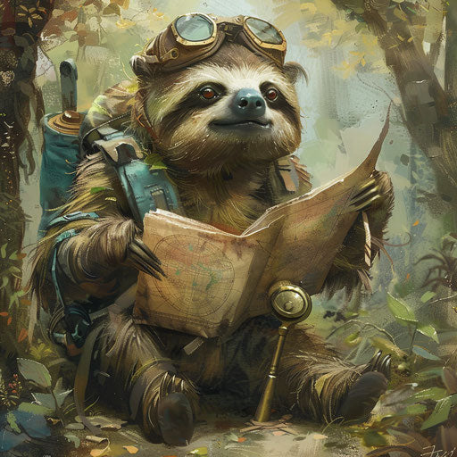 The sloth, pioneering explorer