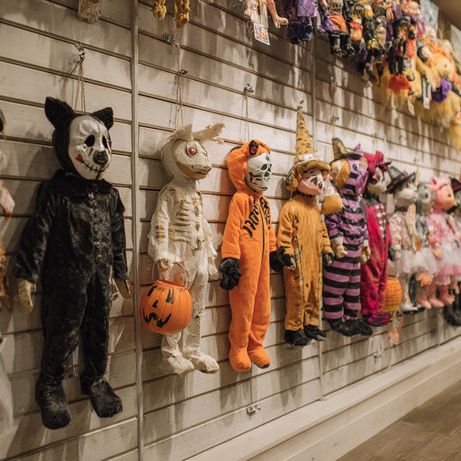 Festive Halloween Decor with Playful Elements