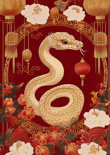 Chinese-style Happy New Year phone wallpaper