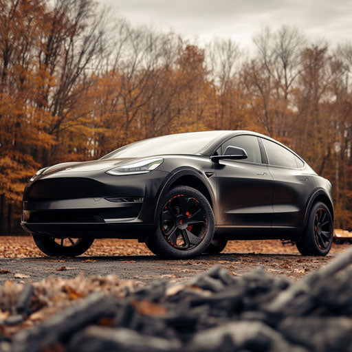 Tesla Model Y Dubs tires