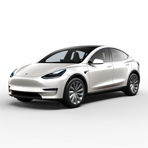 Tesla Model Y White background