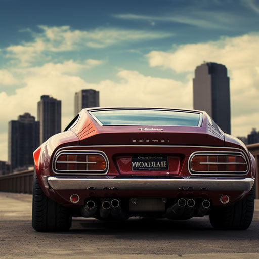 Classic Aston Martin Vantage Rearview
