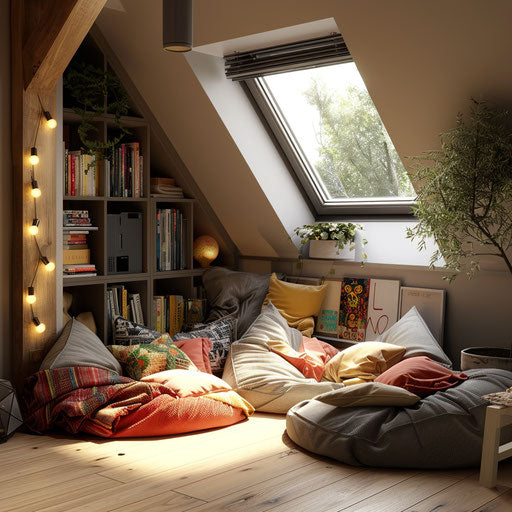Cozy attic home office