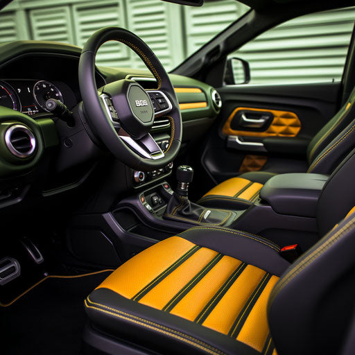Classic interior refurbishment of the jeep Renegade