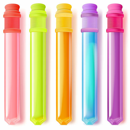 Glue stick clipart in a photo realistic style on white background