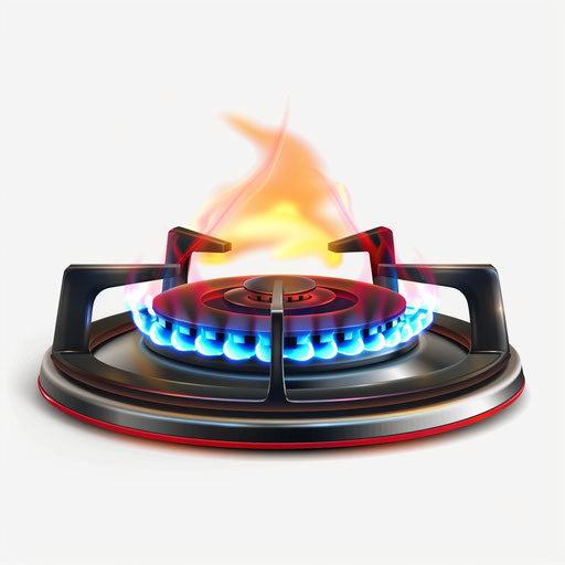 Gas clipart in photo realistic style on flat white background