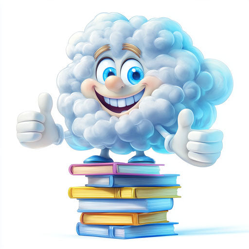 Editable Clouds Caricature Clipart for Custom Designs