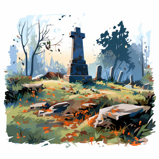 Engraving clipart in the style of Impressionistic Art, on a white background