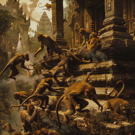 Monkeys outsmart intruders to protect home