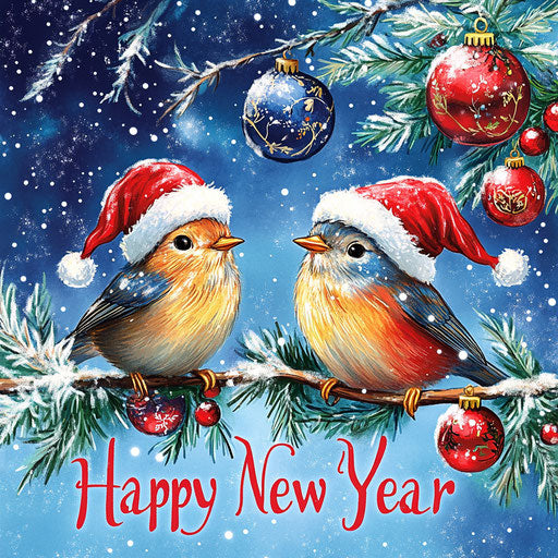 Joyful New Happy New Year Pic NYE Greeting Packs