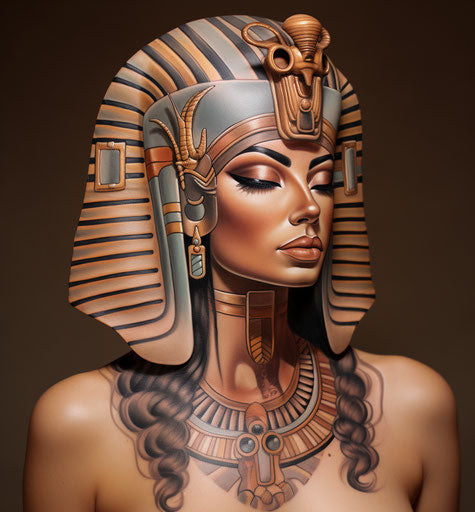 Free Egyptian tattoos cobra head, Bryce 3D style