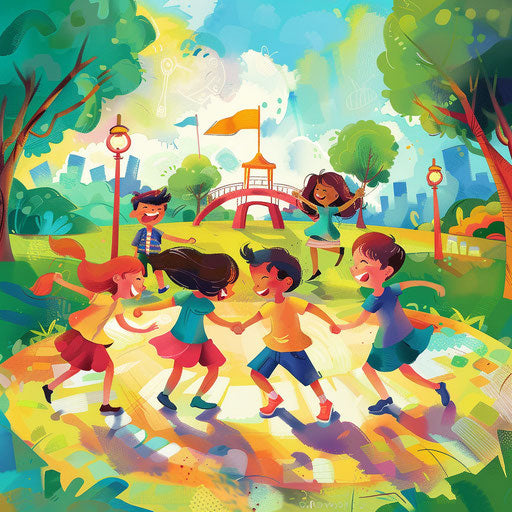 Colorful and playful children's game