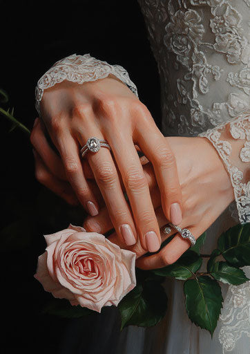 Floral romance in the darkness