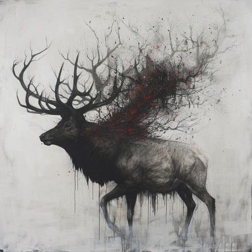 An elk symbolizing change and growth in transformation