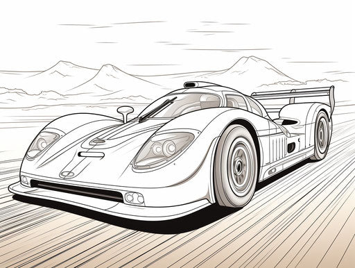 Toy race car coloring page photo 22