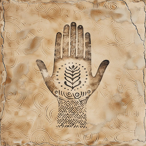 Art pin in photo realistic quality on a flat beige background