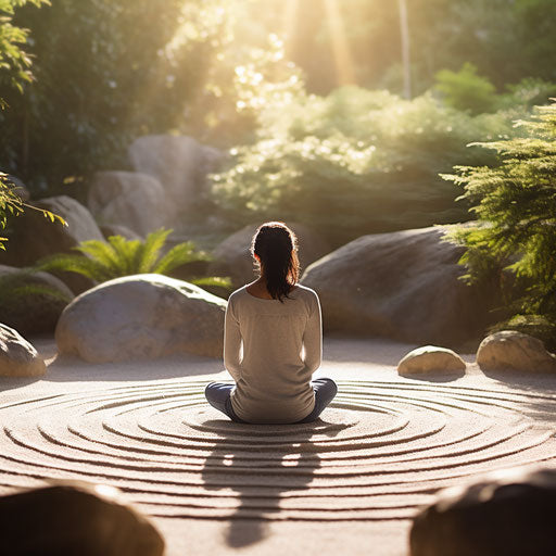 Serenity in a zen garden