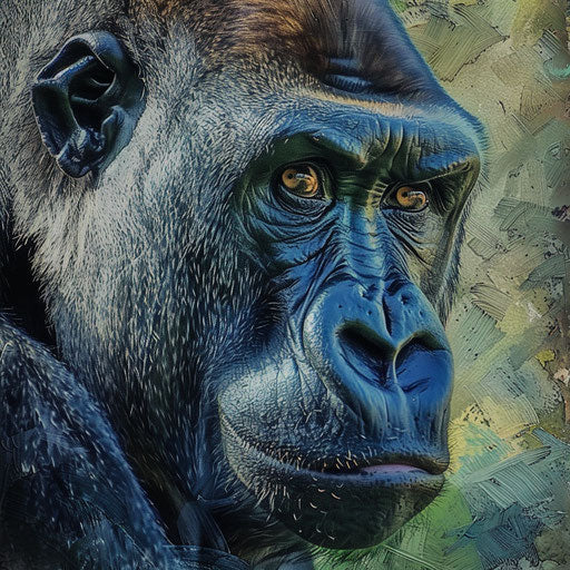 Gentle gaze of the gorilla