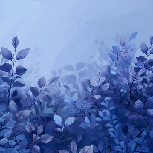 Realistic adventure clipart flourishes on flat indigo background