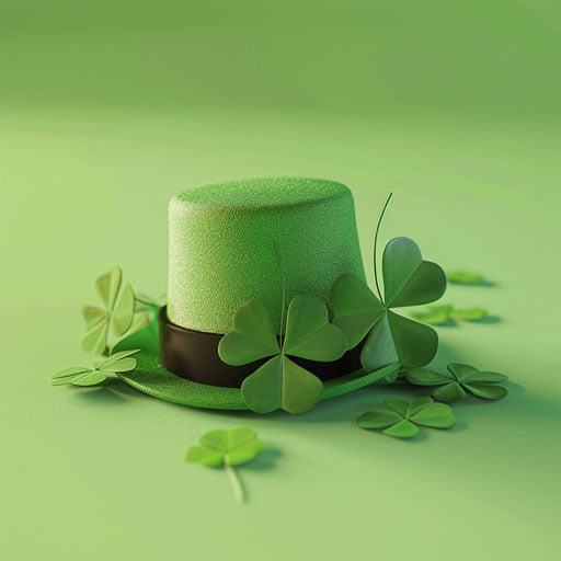 Happy St. Patrick's Day clipart in a photo realistic style