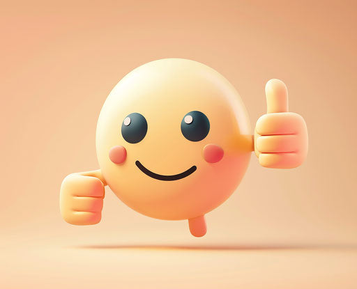 Cartoon vector of thumbs up symbol