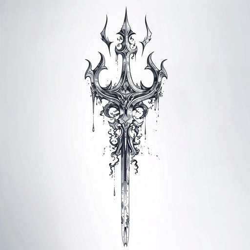 Trident Tattoo Flash Collection