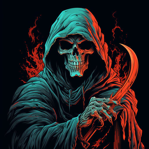 Grim Reaper Tattoo Sketch Collection