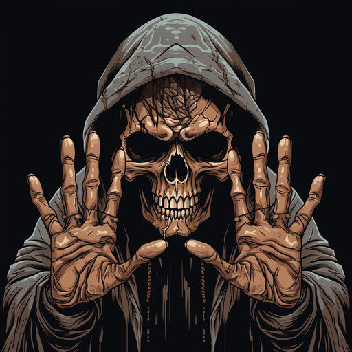 Karma skull 2, nightcore style, theatrical gestures