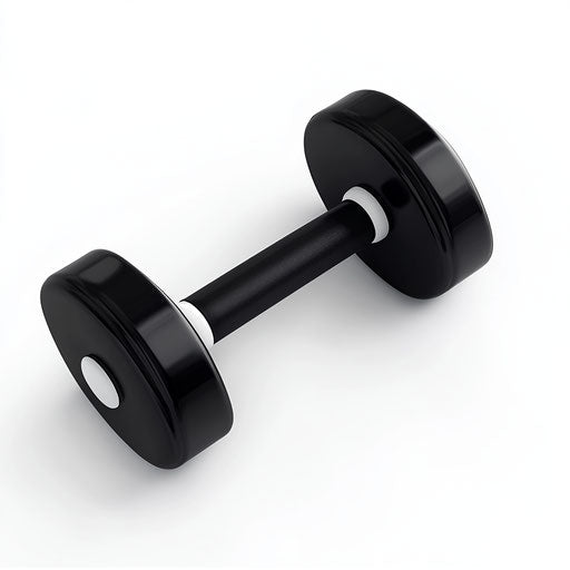 3D Wrist Weights on Flat White Background Isolated Clipart