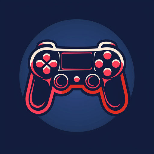 Classic gamers logo with traditional font on deep blue background