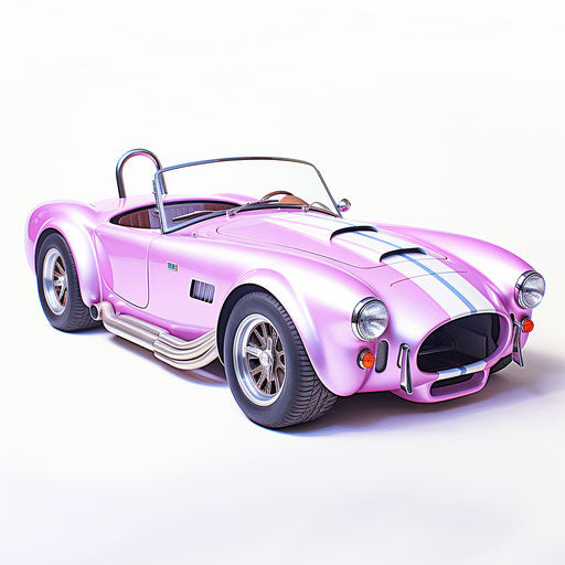 Pastel colors ac car shelby cobra