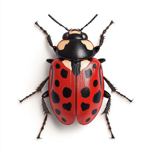 3D insect on flat white background