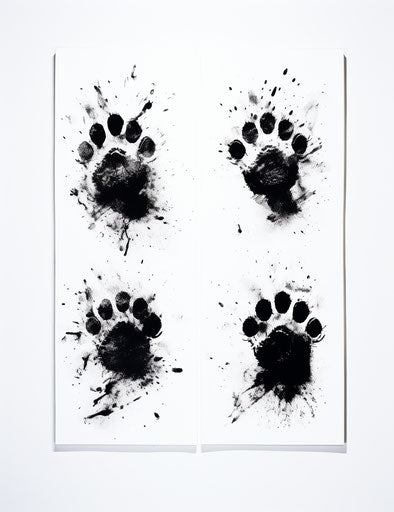 Paw Print Clipart in Imressive Style: High-Def Vector & 4K Clipart