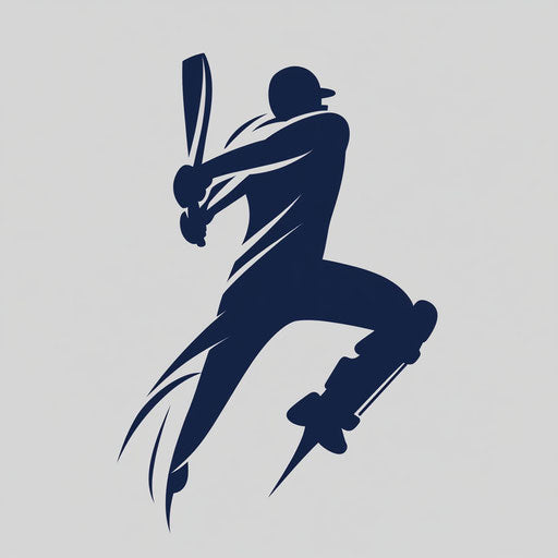 Modern and elegant cricket logo design