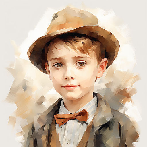 Picture day clipart in Oil painting style