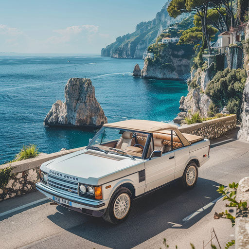 Luxurious drive along the Amalfi Coast