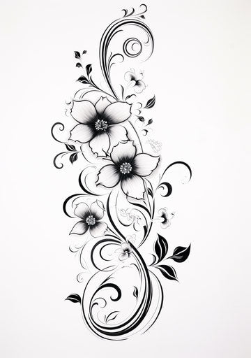 Vine Clipart in Imressive Style: 4K Vector Clipart