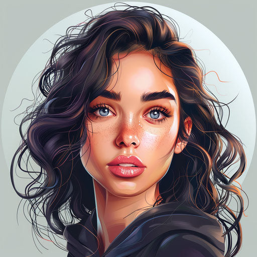 Smart clipart in photo realistic style with a flat random background, metallic sheen and realistic textures