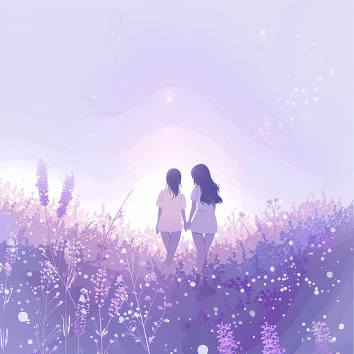 Best friends clipart with a realistic touch