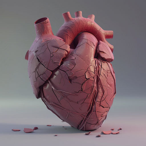 Broken heart in animated gifs, single object, confrontational figures