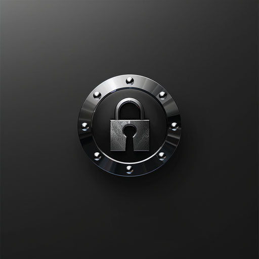Symbol of security and access with a lock and key